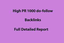 Obtenha 1000 Backlinks Premium High PR Do-Follow para seu site - Melhore os rankings comprar usado  Enviando para Brazil