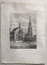 Vintage print signed for sale  Leander