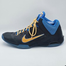 Tênis de basquete Nike Air Visi Pro 4 masculino tamanho 12 azul dourado preto comprar usado  Enviando para Brazil