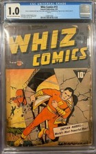 Whiz comics cgc for sale  Richmond