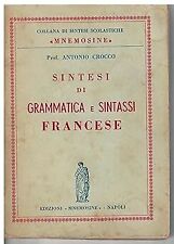 Sintesi grammatica sintassi usato  Italia