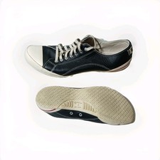 Edição limitada 2009 Converse Slim All Stars 5V854 couro preto raro feminino 8,5 comprar usado  Enviando para Brazil