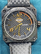 Usado, 78C103 BULOVA HARLEY-DAVIDSON RELÓGIO MASCULINO MOSTRADOR PRETO B1-12 comprar usado  Enviando para Brazil