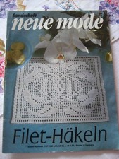 Mode filet häkeln gebraucht kaufen  Traunstein