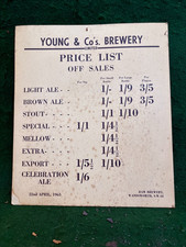 Vintage young brewery for sale  GREENHITHE