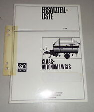 Teilekatalog ersatzteilliste c gebraucht kaufen  Jever
