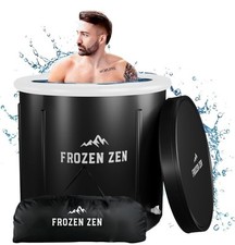 Banheira de gelo portátil FROZEN ZEN com tampa XL 105 galões banho frio externo NOVA comprar usado  Enviando para Brazil