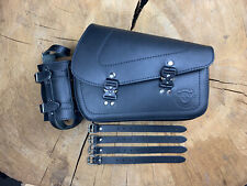 Bolsa lateral King preta adequada para Harley Davidson Sportster S porta-garrafas comprar usado  Enviando para Brazil
