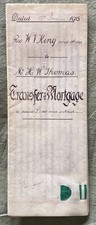 1915 vellum indenture for sale  HAVERFORDWEST