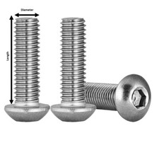Stainless steel hex for sale  ILFORD