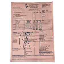Russell crowe callsheet usato  Montesilvano