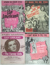 Vintage sheet music for sale  Easton