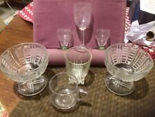 Pieces table glassware for sale  TADLEY