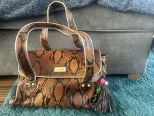 Brown black snakeskin for sale  SWANSEA