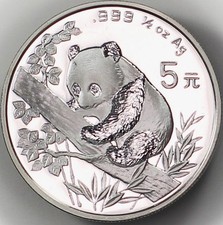 Silbermünze china panda gebraucht kaufen  Konstanz