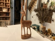 Antilope holzschnitzerei 26 gebraucht kaufen  Hamburg