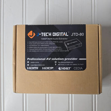 Conversor extrator J-Tech Digital 1080P HDMI para HDMI áudio (SPDIF + RCA estéreo) comprar usado  Enviando para Brazil