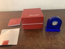 Pendulette bleu cristal d'occasion  Baccarat