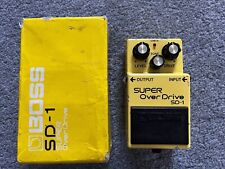 Pedal de guitarra vintage e raro 1982 Boss SD-1 Super Overdrive - Japão Black Label comprar usado  Enviando para Brazil