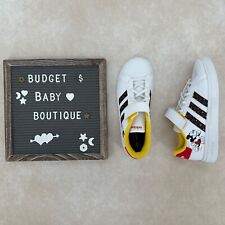 Tênis Adidas Mickey Mouse Grand Court novo sem etiquetas tamanho 4 juvenil comprar usado  Enviando para Brazil