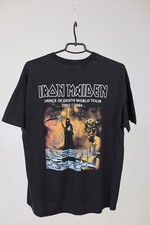 Camiseta Iron Maiden Vintage Rara Dance of Death World Tour 2003-2004 tamanho GG comprar usado  Enviando para Brazil