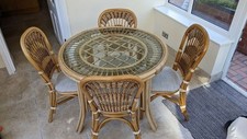 Conservatory cane table for sale  NEWCASTLE