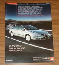 Seltene Werbung CITROEN C5 - Die Welt wartet nicht auf neue Autos 2003 comprar usado  Enviando para Brazil