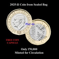 2025 one pound for sale  PETERBOROUGH