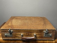 Vintage aktenkoffer braun gebraucht kaufen  Hamburg