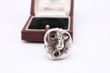 Silver grotesque face for sale  BATH