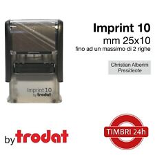 Timbro personalizzato imprint usato  Albenga