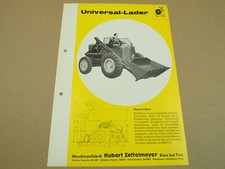 Prospekt zettelmeyer l501 gebraucht kaufen  Merseburg