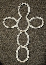 Silver horseshoe cross for sale  Chambersburg