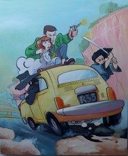 Quadro lupin iii usato  Massa