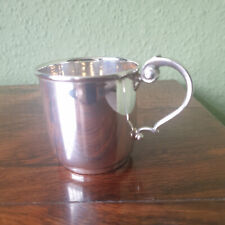 Silver christening mug for sale  SOLIHULL