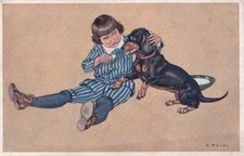 Dachshund dog and d'occasion  Expédié en Belgium