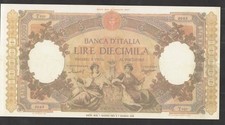 Italia banconota 10000 usato  Pompei