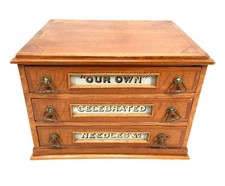 Antique haberdashery tabletop for sale  PETERBOROUGH