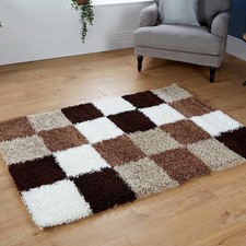 rug brown shaggy for sale  EDINBURGH
