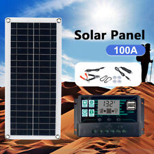 Kit de painel solar 1000W carregador de bateria controlador 100A caravana trailer barco acampamento comprar usado  Enviando para Brazil