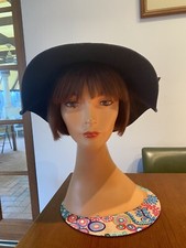 Usado, Chapéu flexível de lã Fab Dk azul marinho. Faixa interna ajustável comprar usado  Enviando para Brazil