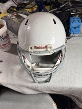 Capacete de futebol juvenil Ridell Speed tamanho médio branco comprar usado  Enviando para Brazil