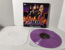 STEEL PANTHER - FEEL THE STEEL Purple Vinyl LP 2009 US VG+ Original Owner comprar usado  Enviando para Brazil