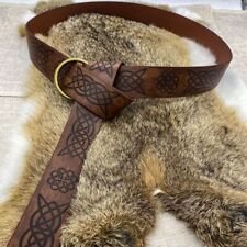 Leather medieval belt for sale  MELKSHAM