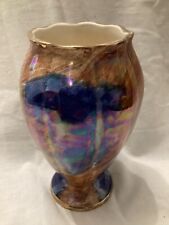 Handpainted brown blue for sale  HEREFORD