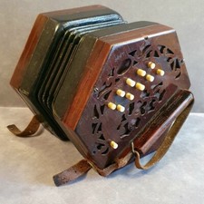Antique button concertina. for sale  FROME