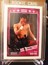 2022 GCW Joey Janela’s Spring Break 6 NICK WAYNE cartão de novato assinado - Auto AEW  comprar usado  Enviando para Brazil