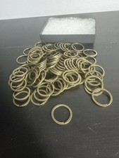 Usado, Chaveiro de bronze 100 peças achados anéis divididos artesanato comprar usado  Enviando para Brazil