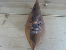 Handgeschnitzte figur mond gebraucht kaufen  Medelby