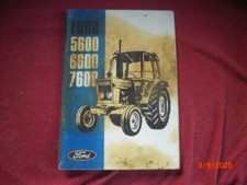 MANUEL  UTILISATION  TRACTEURS  FORD  5600 - 6600 - 7600    3/77 comprar usado  Enviando para Brazil